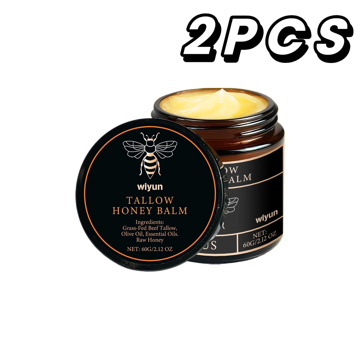 Tallow Honey Cream – Hydrating Face & Body Moisturizer