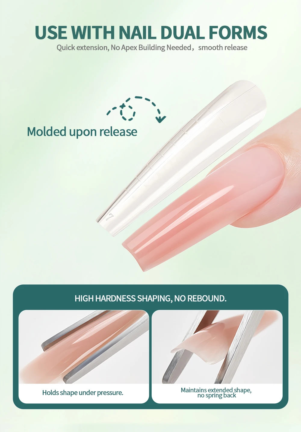 Nailpop Milky Smooth Builder Gel 30g / 100g – Self-Leveling Hard Gel for Nail Extension & Apex Building - Roomsium