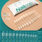 NAILPOP 120pcs Soft Gel Full Cover Press On Nails – Coffin Clear / Semi-Matte False Nail Tips - Roomsium