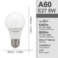 10pcs E27 LED Bulbs A60 G45 3W–24W AC 110V/220V Cold & Warm White Home Light - Roomsium