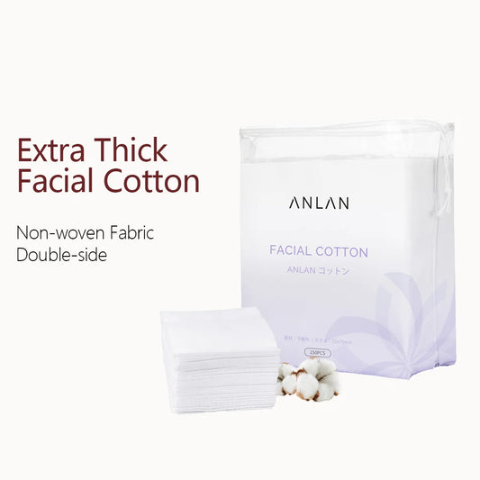 150PCS Facial Cotton Pads Double-Sided Soft Makeup Remover