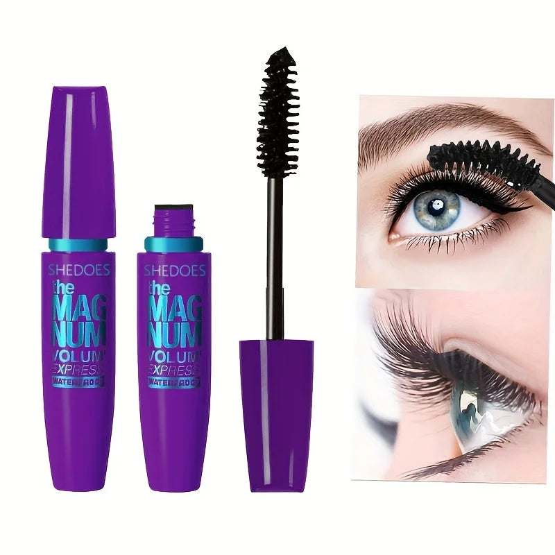 4D Black Mascara – Thickening & Lengthening Liquid Fiber Formula - Roomsium