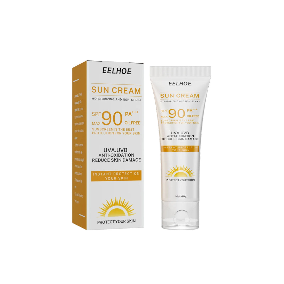 SPF 90 Sunscreen Cream Face & Body Lightweight Sun Care | Roomsium