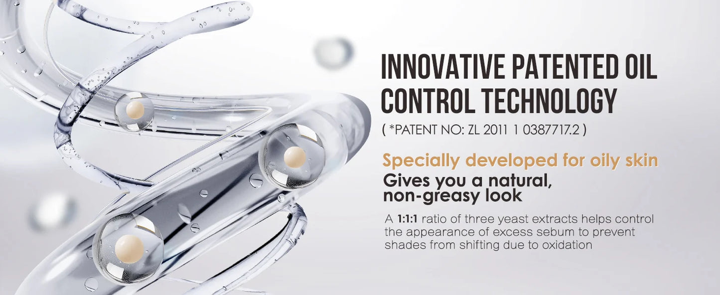 CARSLAN Long-Lasting Matte Liquid Foundation – Full Coverage Base