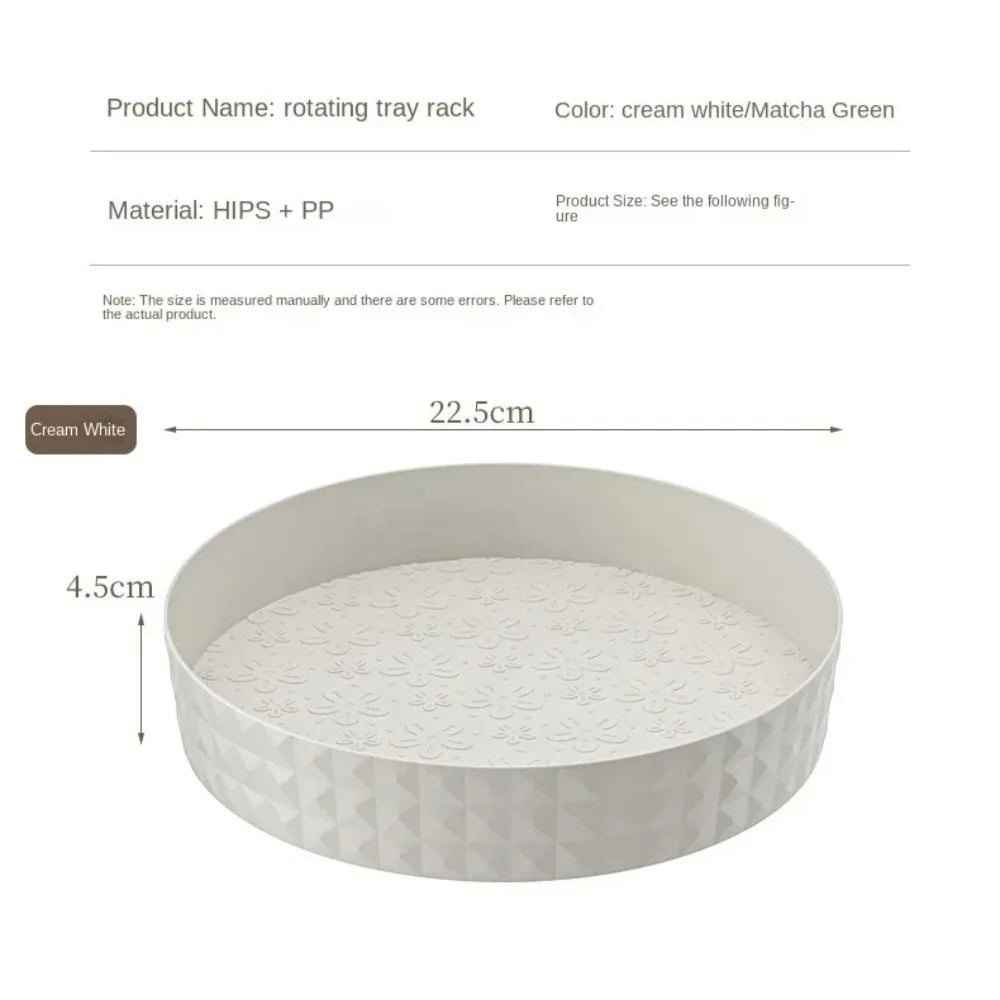 360° Rotating Kitchen Storage Organizer – Multi-Use Condiment & Desktop Tray - Roomsium