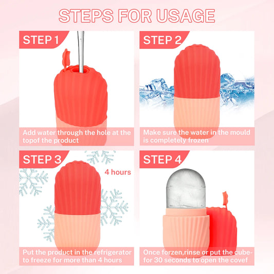 3-Piece Portable Facial Massage Tool Set – Battery-Free Daily Skincare Massage