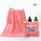 2PC Coral Velvet Bath Towels Set Soft Quick Dry