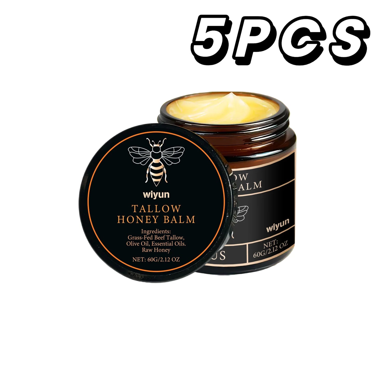Tallow Honey Cream – Hydrating Face & Body Moisturizer