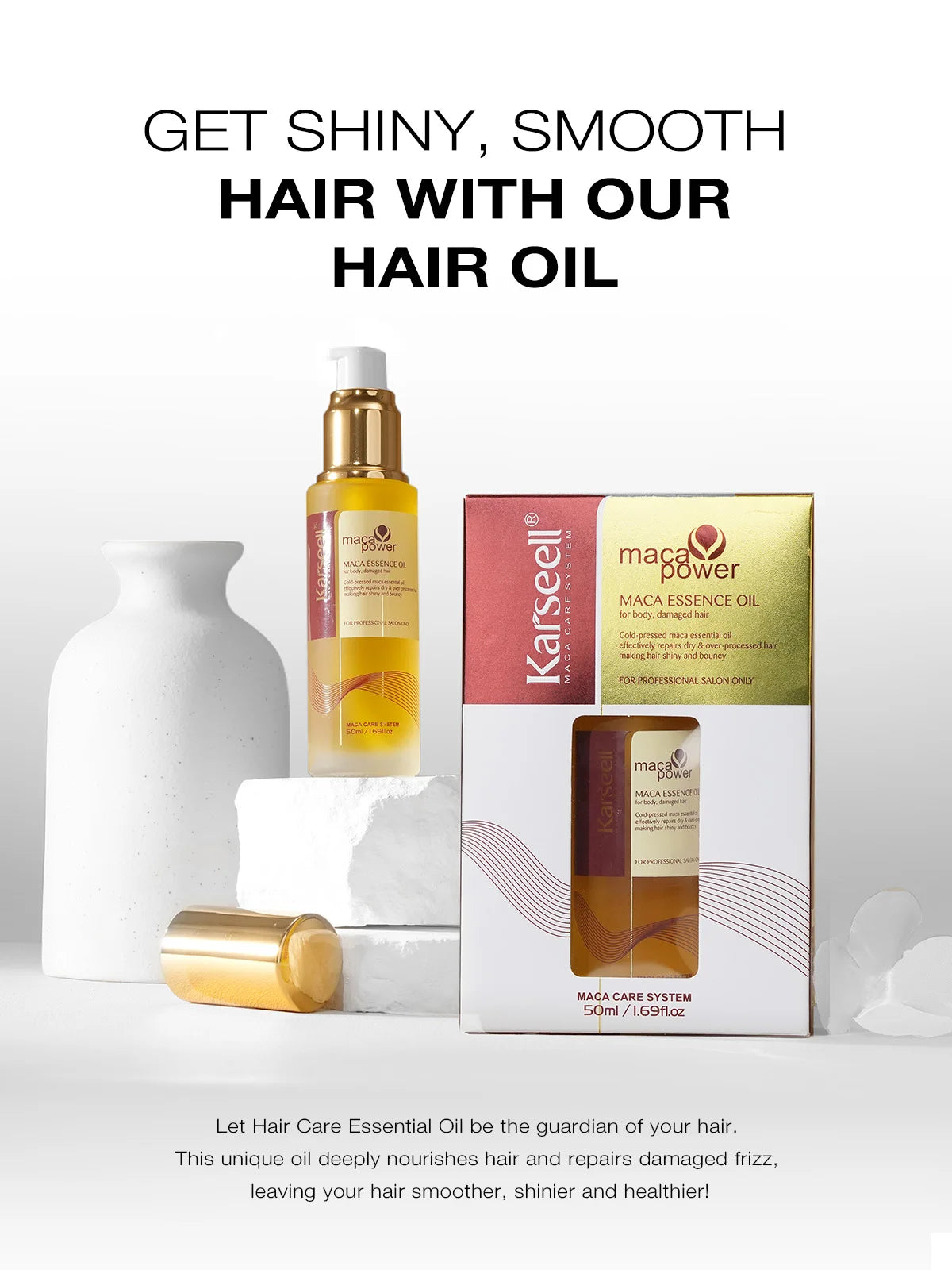 Karseell Moroccan Argan Oil Hair Serum 50ml Lightweight Repair