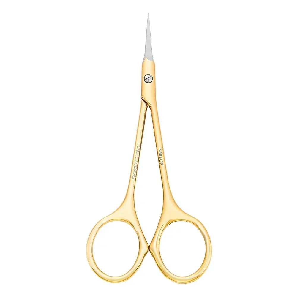 Nailpop Professional Cuticle Scissors – Stainless Steel Precision Cuticle Trimmer - Roomsium