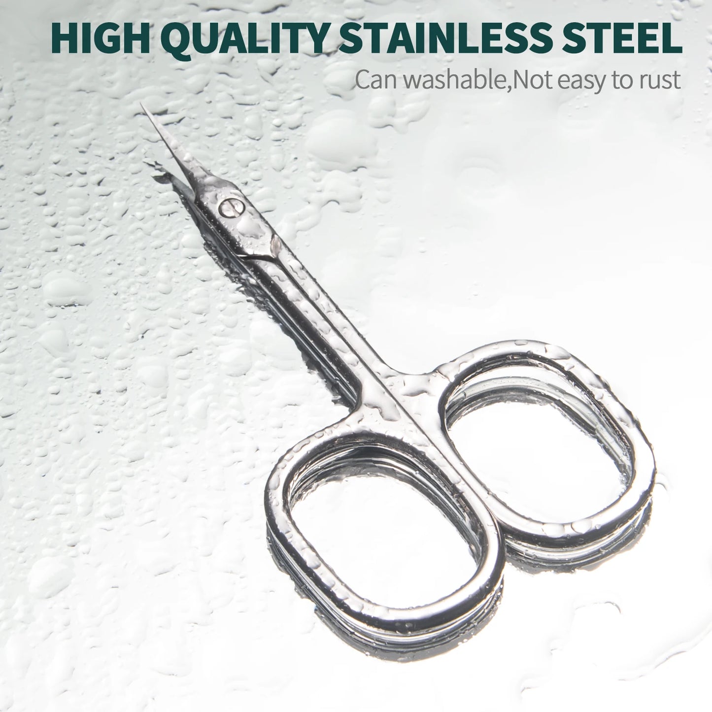 Nailpop Professional Cuticle Scissors – Stainless Steel Precision Cuticle Trimmer - Roomsium
