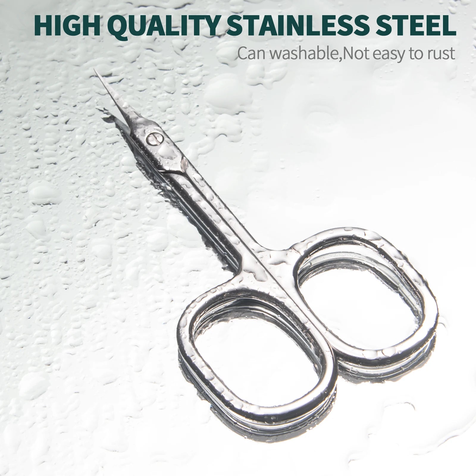 Nailpop Professional Cuticle Scissors – Stainless Steel Precision Cuticle Trimmer - Roomsium