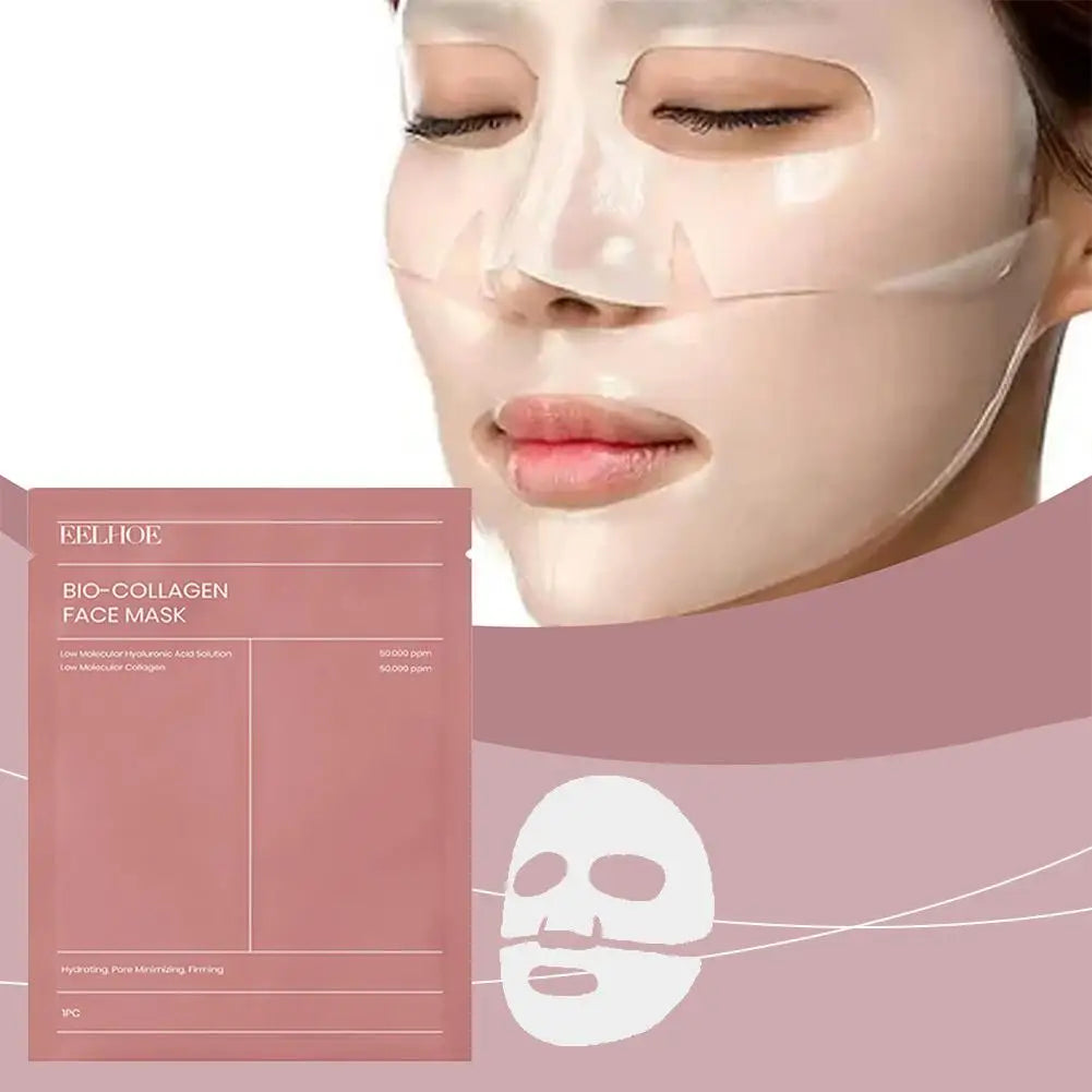 Bio Collagen Face Mask – Deep Hydrating & Moisturizing Wrapped Mask (1 / 5 / 10 PCS)