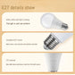 10pcs E27 LED Bulbs A60 G45 3W–24W AC 110V/220V Cold & Warm White Home Light - Roomsium
