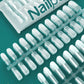 NAILPOP 120pcs Soft Gel Full Cover Press On Nails – Coffin Clear / Semi-Matte False Nail Tips - Roomsium