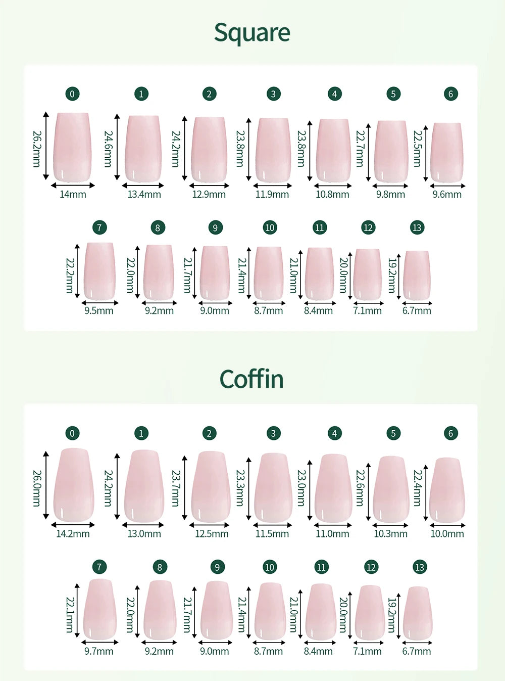 Nailpop 3-in-1 Nude Natural Nail Tips – 140PCS