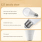 10pcs E27 LED Bulbs A60 G45 3W–24W AC 110V/220V Cold & Warm White Home Light - Roomsium