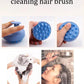 Silicone Scalp Shampoo Brush – Wheat Straw Hair Washing & Scalp Massage Comb (7×8cm) - Roomsium