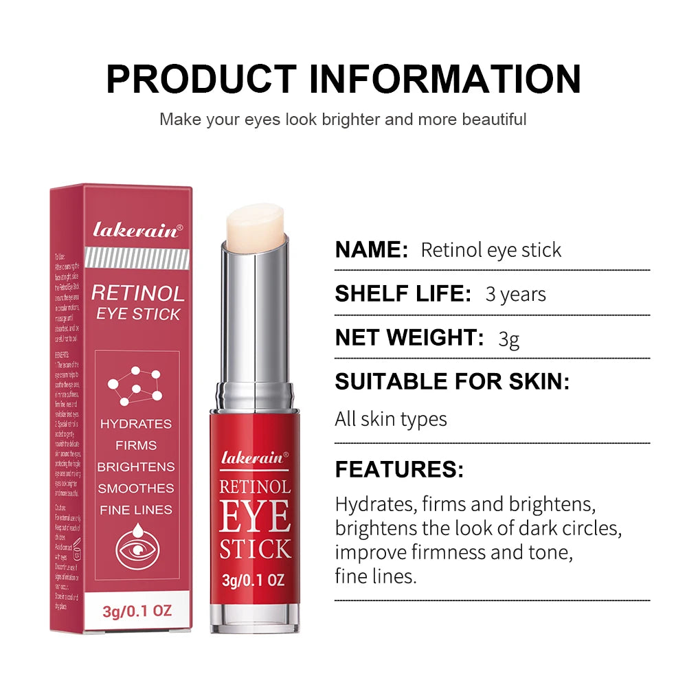 Retinol Eye Cream Stick | Dark Circle & Anti-Puffiness Eye Balm - Roomsium