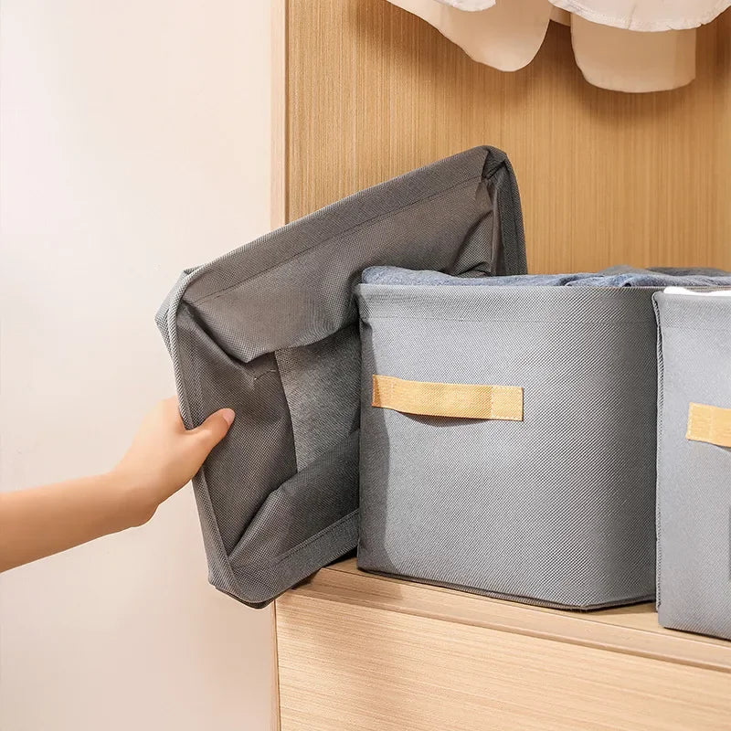 Thickened Clothes Organizer Storage Box | Foldable Wardrobe Drawer Organizer