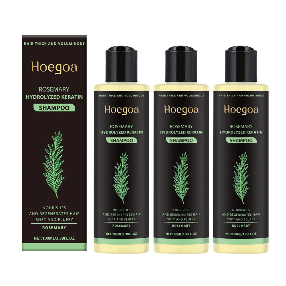 3-Piece Rosemary Hair Growth Shampoo Set – Thickening & Repair 100ml - Roomsium
