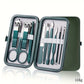 Professional Stainless Steel Manicure & Pedicure Kit – 7/10/12/18 Piece Nail Care Set with Travel Case - Roomsium