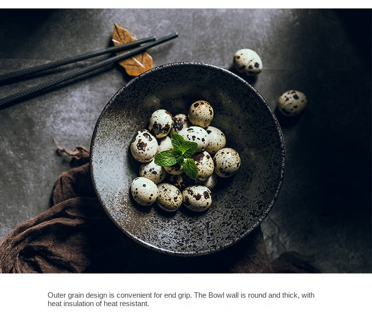 Japanese-Style Ceramic Ramen Bowl – Large Porcelain Soup, Rice & Noodle Bowl