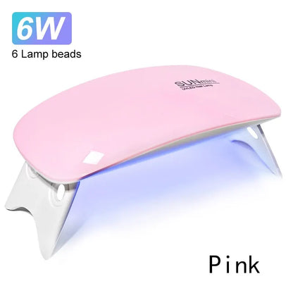 Limegirl 6W Mini LED Nail Dryer – Portable USB UV Nail Lamp - Roomsium