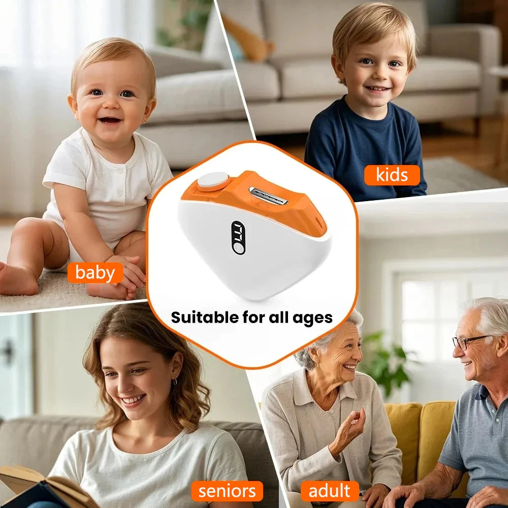 Electric Automatic Nail Trimmer with Light for Adults & Babies - Roomsium