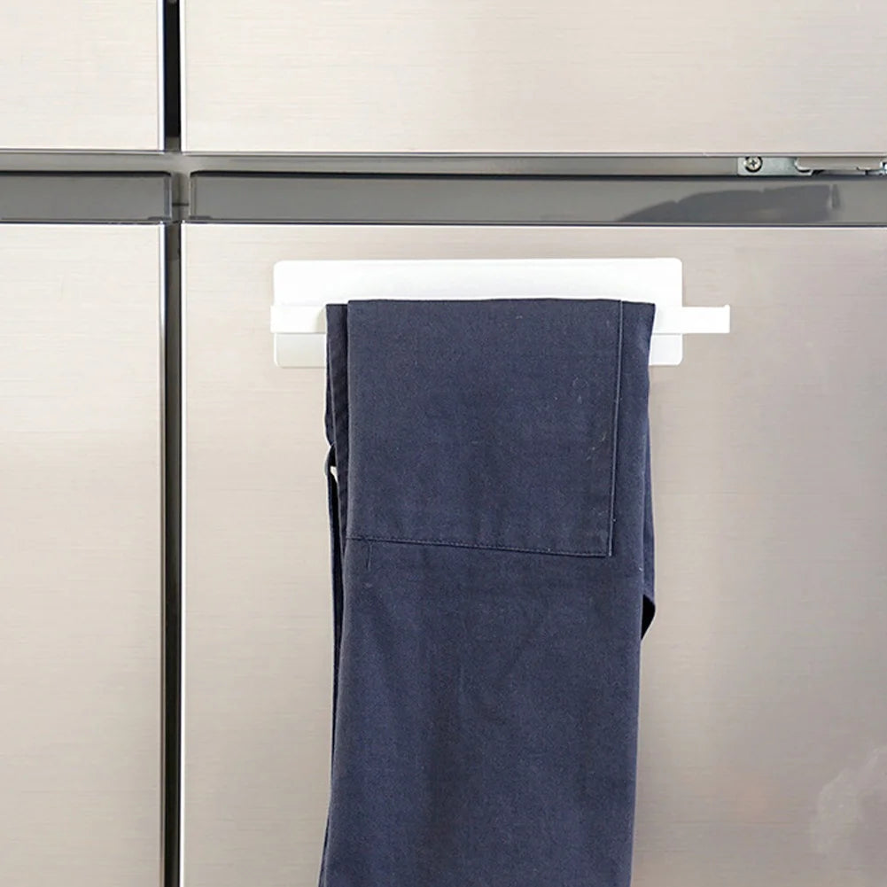 Magnetic Paper Towel Holder – Punch-Free Metal Wall Mount Towel Rack for Kitchen, Bathroom & RV