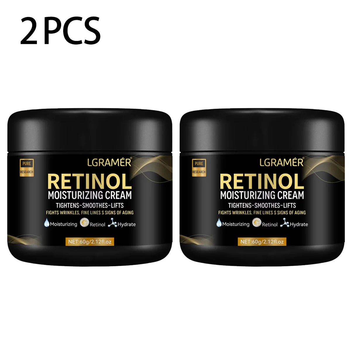 Men's Retinol Face Moisturizer Moisturizing Retinol Cream Anti-Wrinkle Aging Moisturizing Shrink Pores Whitening Smooth Retinol - Roomsium