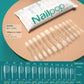 NAILPOP 120pcs Soft Gel Full Cover Press On Nails – Coffin Clear / Semi-Matte False Nail Tips - Roomsium