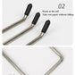 2PCS Stainless Steel Adhesive Paper Towel Holder