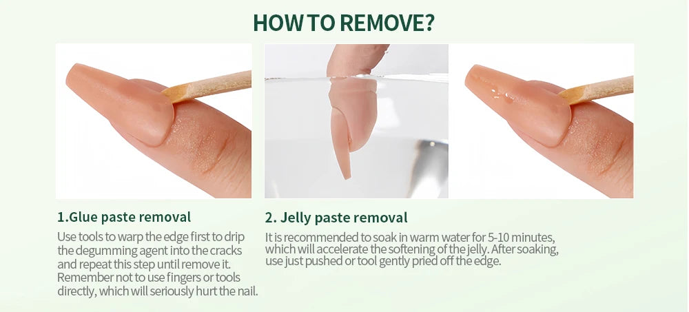 Nailpop 3-in-1 Nude Natural Nail Tips – 140PCS