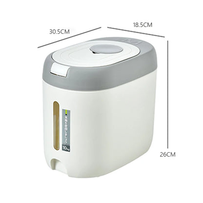 XIAOGUI Rice Dispenser 5KG / 10KG – Airtight Kitchen Grain Storage Container