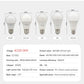 10pcs E27 LED Bulbs A60 G45 3W–24W AC 110V/220V Cold & Warm White Home Light - Roomsium