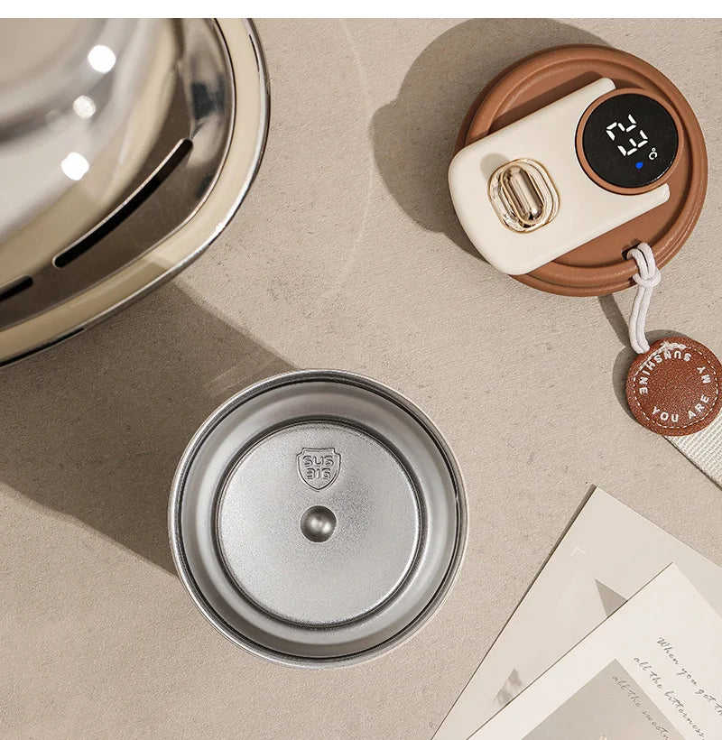 450ml Smart Temperature Display Thermos Bottle 316 Stainless Steel