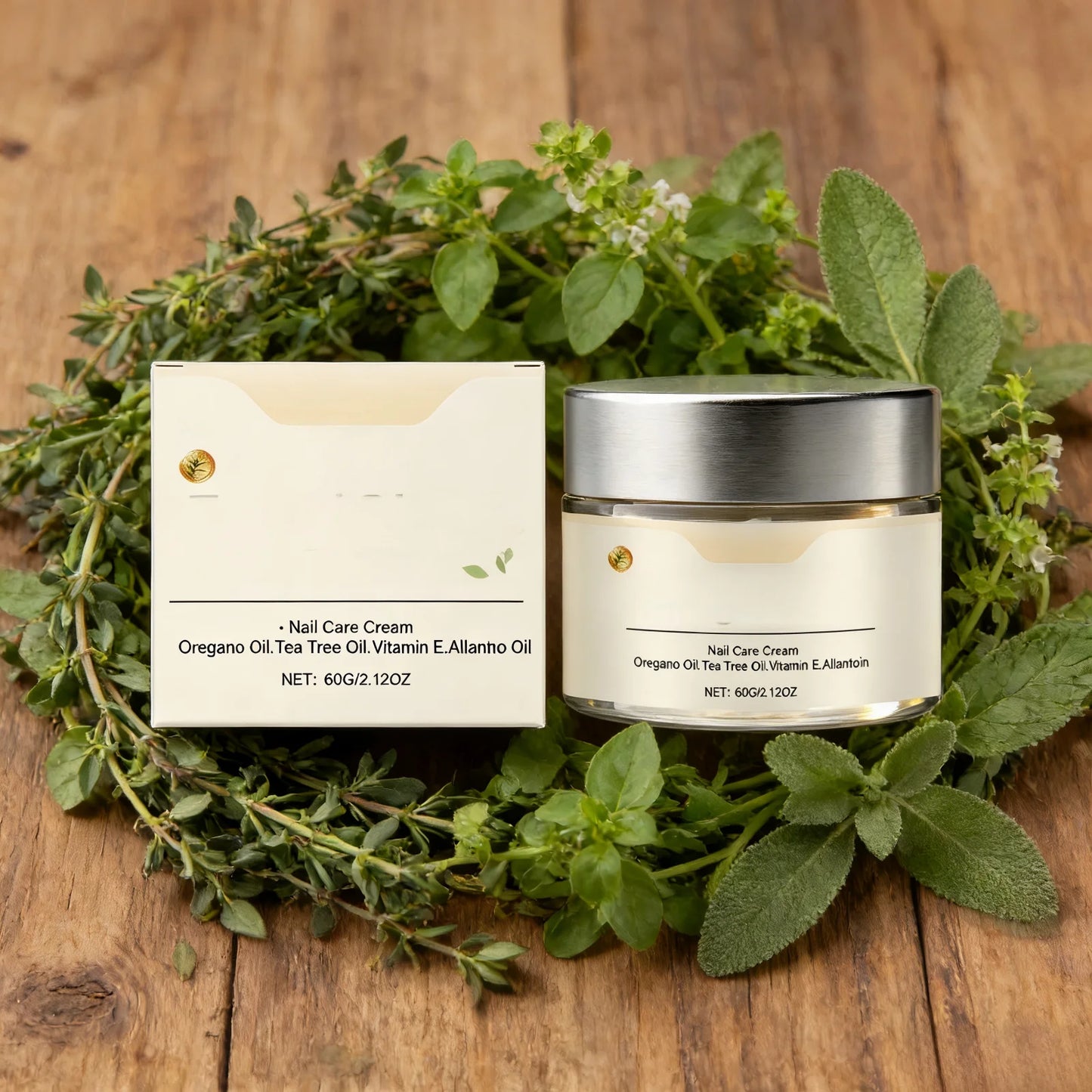 Tea Tree Nail Repair Cream – Vitamin E Nail Strengthener & Cuticle Care 60g