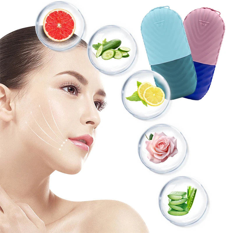 Silicone Facial Ice Roller Mold – Reusable Skin Cooling & Massage Beauty Tool - Roomsium