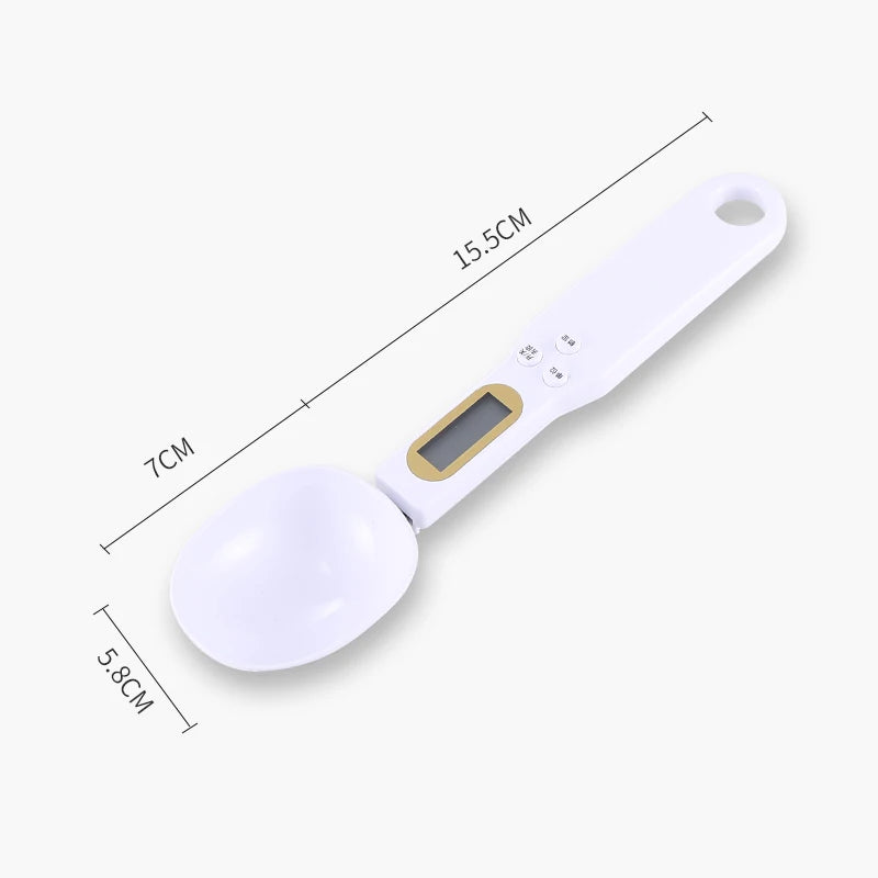 Mini Digital Spoon Scale 0.1–500g – High-Precision LCD Measuring Spoon for Cooking & Baking