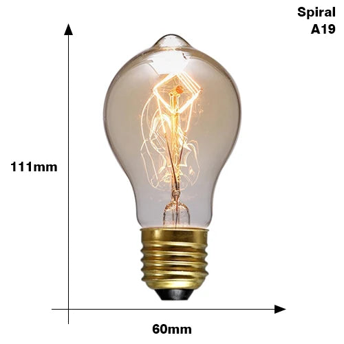 YNL E27 Retro Edison Bulb 220V 40W – ST64 G80 G95 G125 Vintage Filament Light Bulb - Roomsium