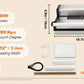 SucceBuy Commercial Vacuum Sealer Machine – Automatic Food Packaging with Cutter & Bag Storage - Roomsium