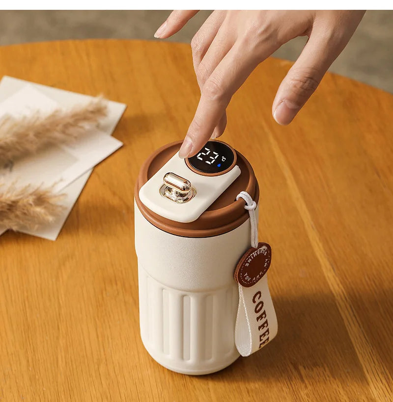 450ml Smart Temperature Display Thermos Bottle 316 Stainless Steel