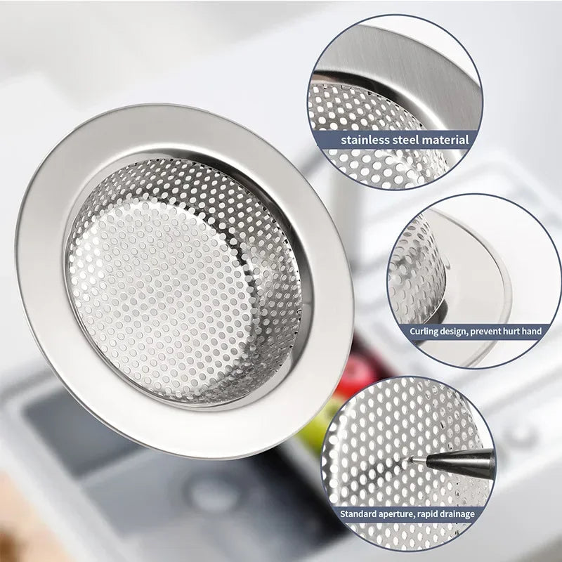 Stainless Steel Sink Drain Strainer Mesh Filter