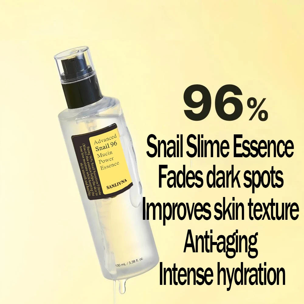 Snail Mucin 96% Facial Essence – Hydrating & Firming Serum 100ml - Roomsium