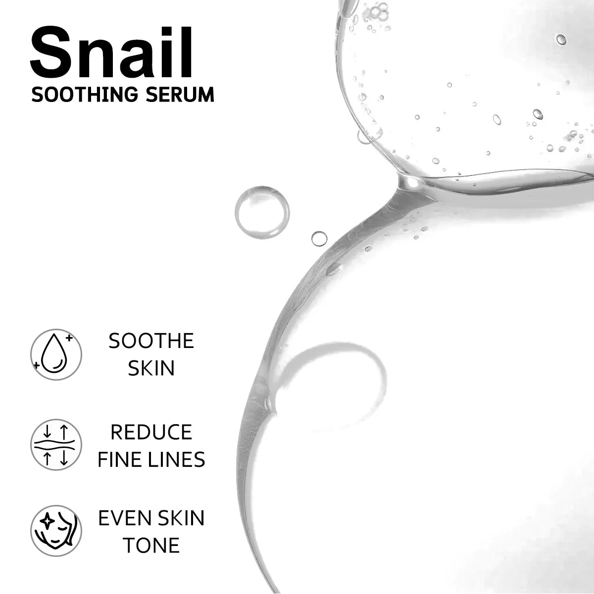 100ml 92% Snail Soothing Facial Essence – Multi in One Hydrating & Moisturizing Face Serum - Roomsium
