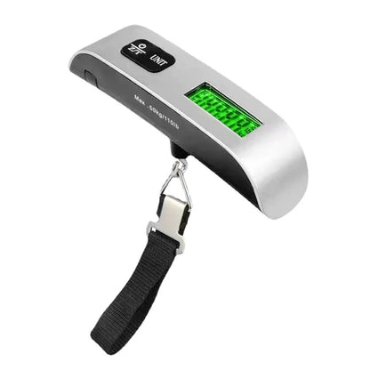 Portable Digital Luggage Scale 110lb / 50kg – LCD Hanging Travel Scale