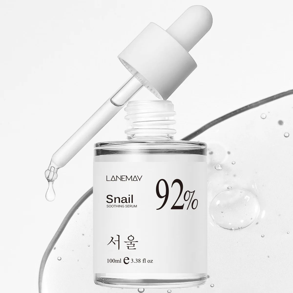 100ml 92% Snail Soothing Facial Essence – Multi in One Hydrating & Moisturizing Face Serum - Roomsium