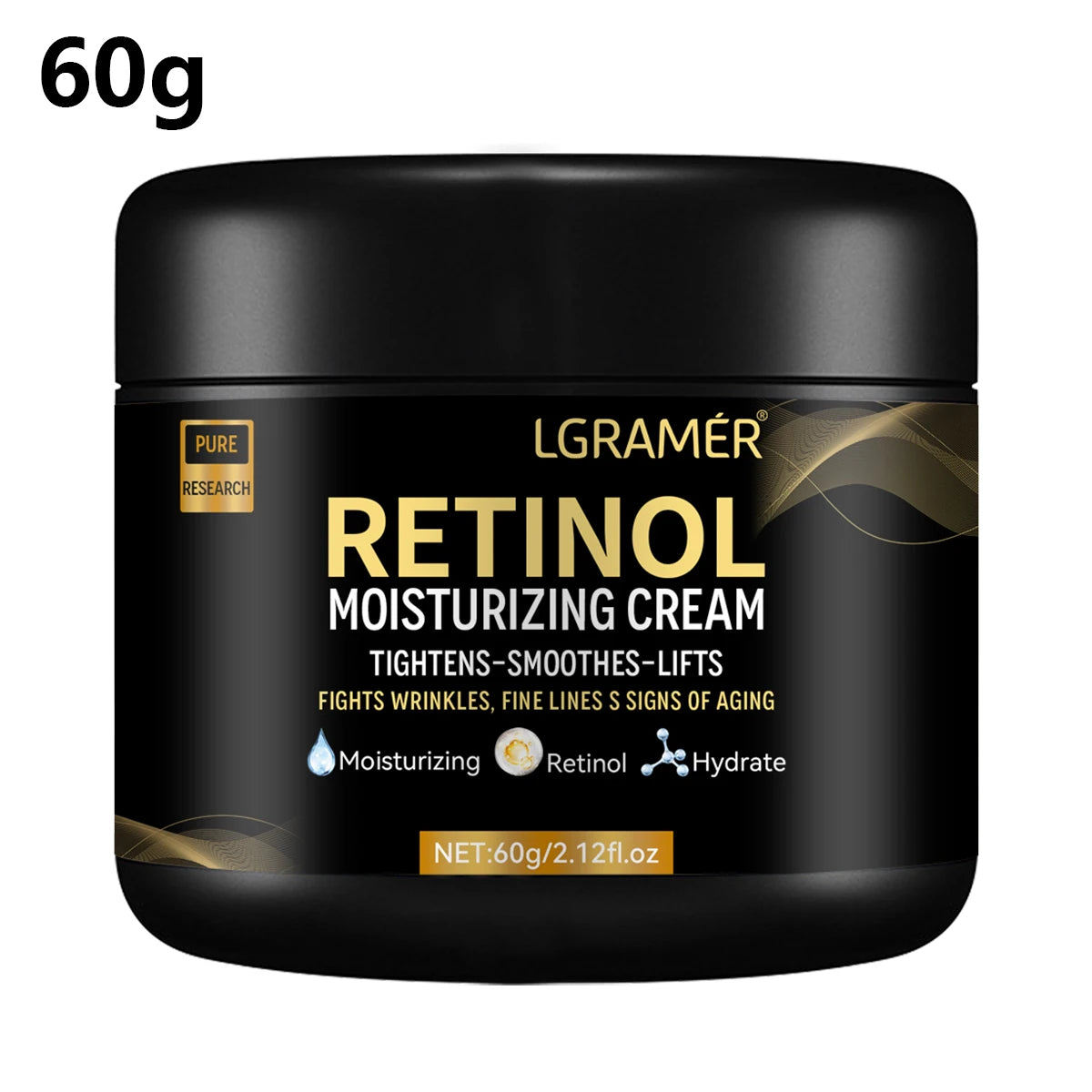 Men's Retinol Face Moisturizer Moisturizing Retinol Cream Anti-Wrinkle Aging Moisturizing Shrink Pores Whitening Smooth Retinol - Roomsium