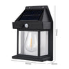 Solar Outdoor Waterproof LED Wall Light with Motion Sensor – IP65 Garden & Fence Lamp - Roomsium